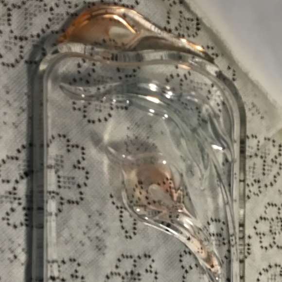 Mikasa Crystal Mayfair Canape Tray Original Walther Glass Vintage - Picture 7 of 8